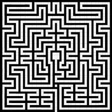 Labyrinth of St. Bertin from St. Omer, France