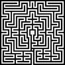 Labyrinth of St. Bertin from St. Omer, France