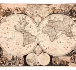 Tovmas Vanandetsi - The World Map - 1695